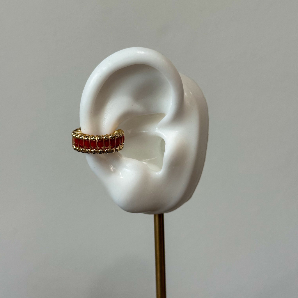 Handmade_gold-filled_earcuff_with_semiprecious_beads