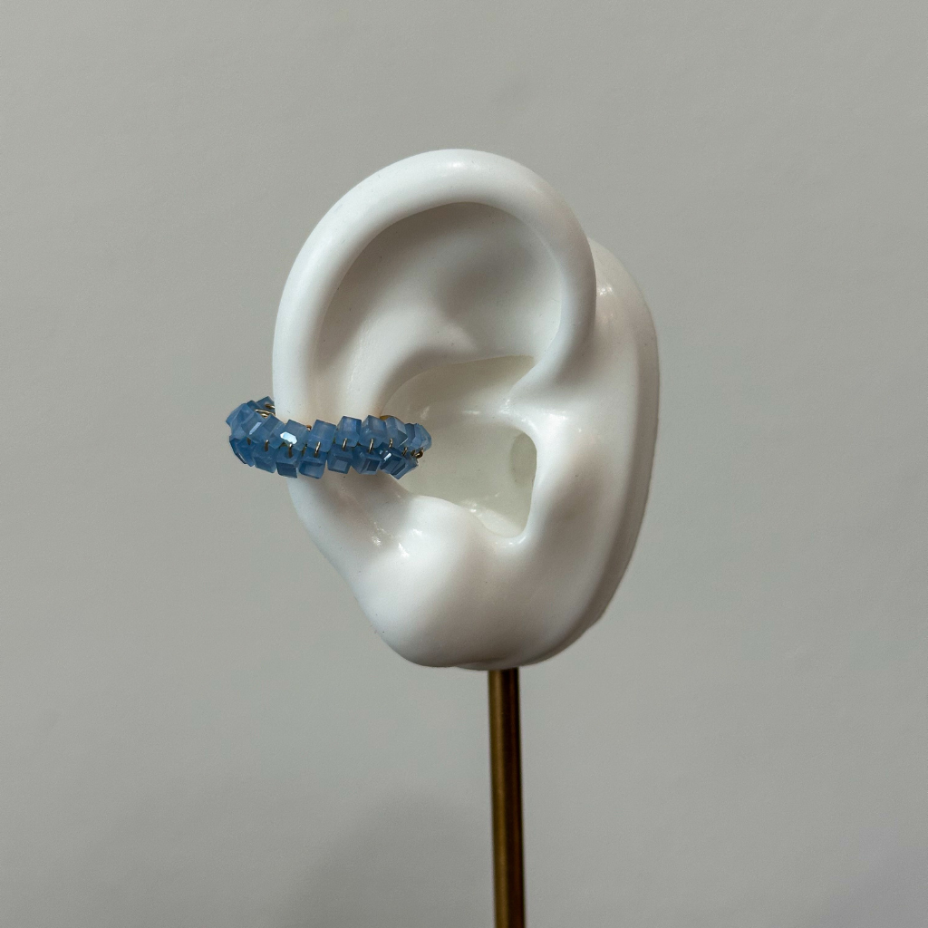 Handmade_gold-filled_earcuff_with_semiprecious_beads