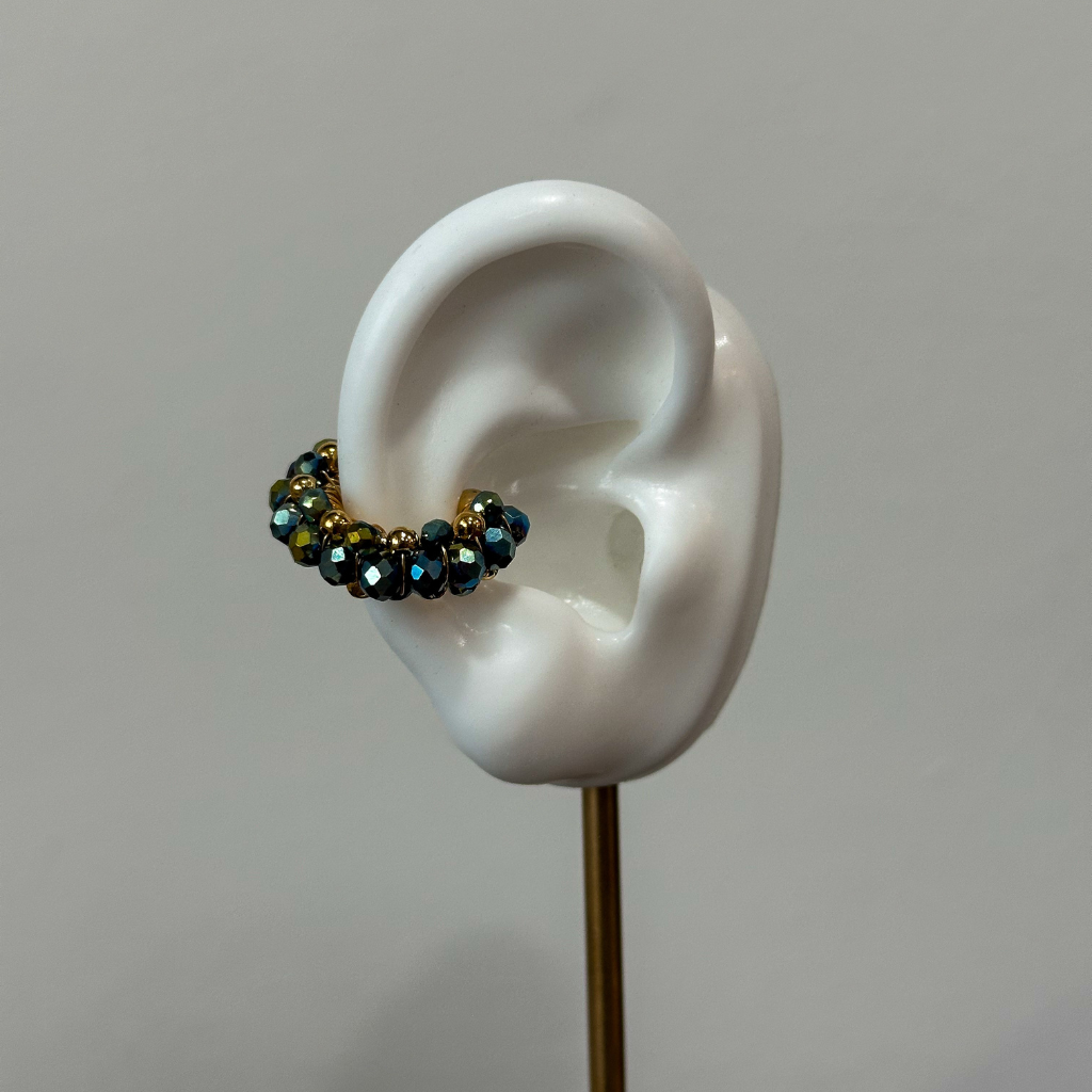 Handmade_gold-filled_earcuff_with_semiprecious_beads