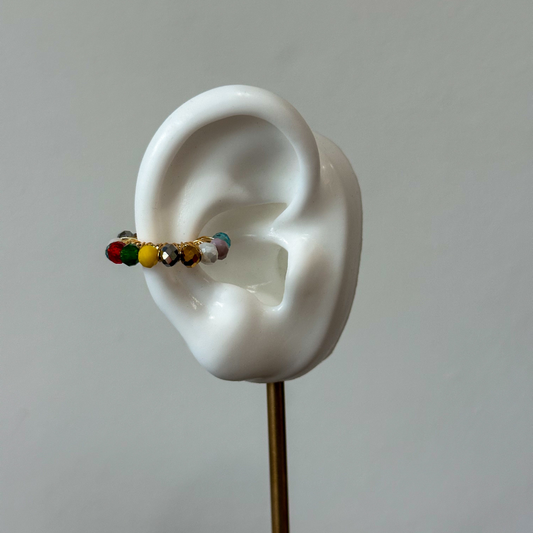 Handmade_gold-filled_earcuff_with_semiprecious_beads