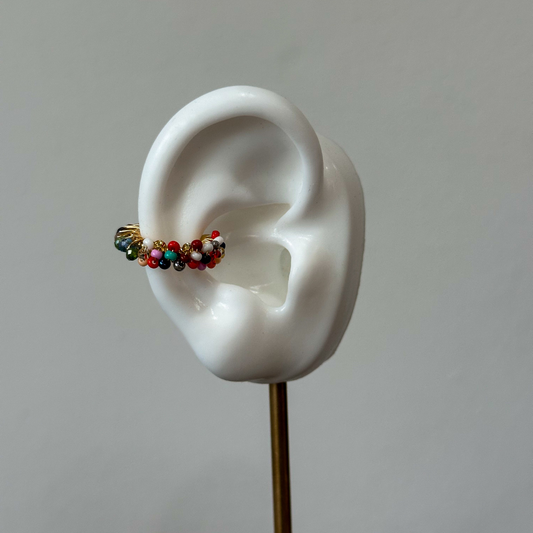 Handmade_gold-filled_earcuff_with_semiprecious_beads