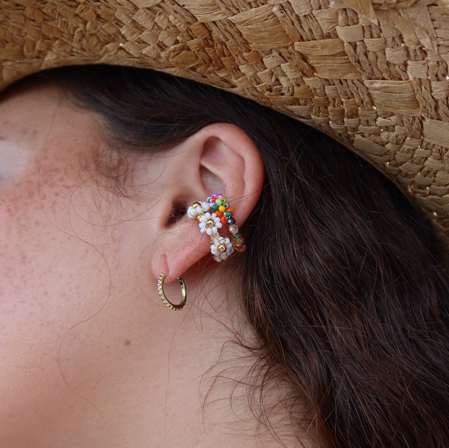 Handmade_gold-filled_ear_cuff_with_multicolor_semiprecious_beads